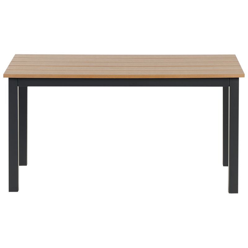 Stół ogrodowy Messina 100 cm 52 cm Czarny 1 szt.