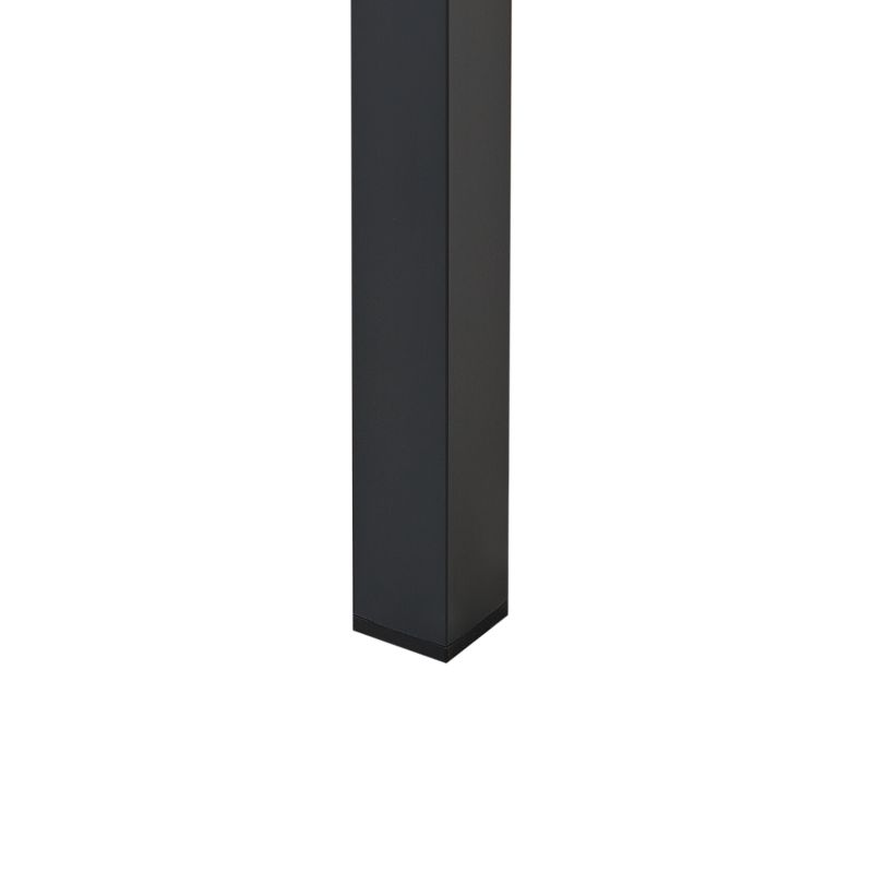 Stół ogrodowy Messina 100 cm 52 cm Czarny 1 szt.