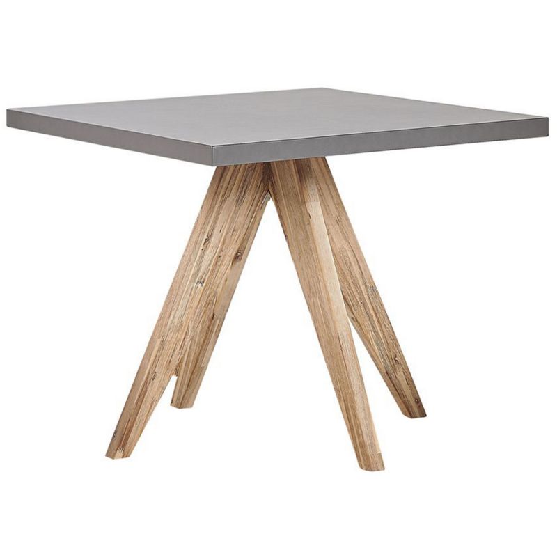 Stół ogrodowy Olbia 90 cm 90 cm Beton Szary 1 szt.