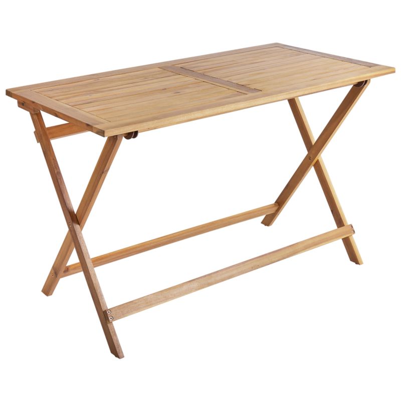 Stół ogrodowy Prossedi 120 cm 60 cm Drewno akacjowe Brązowy 1 szt.