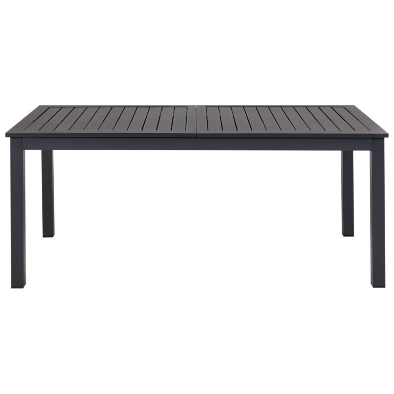 Stół ogrodowy rozkładany Skaloma 180/240 cm 90 cm Metal Ciemnoszary 1 szt.
