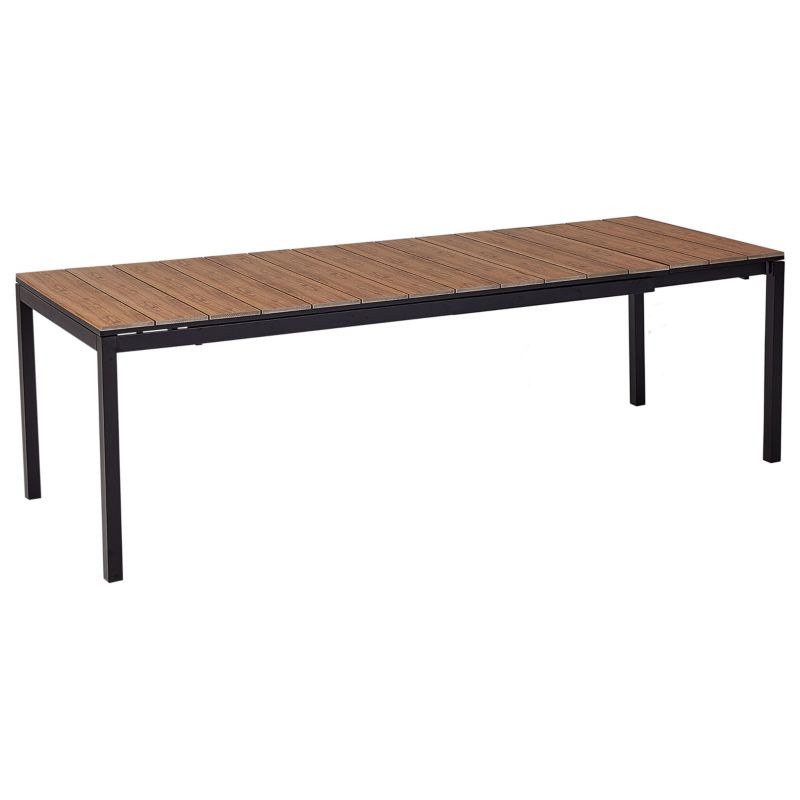 Stół ogrodowy rozkładany Tofane 198/248 cm 90 cm Brązowy 1 szt.