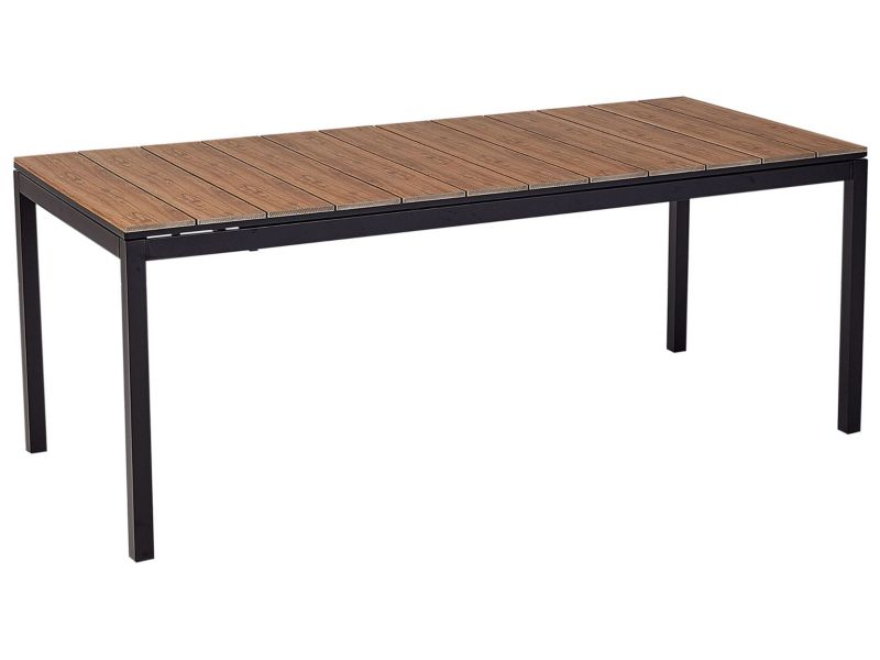 Stół ogrodowy rozkładany Tofane 198/248 cm 90 cm Brązowy 1 szt.