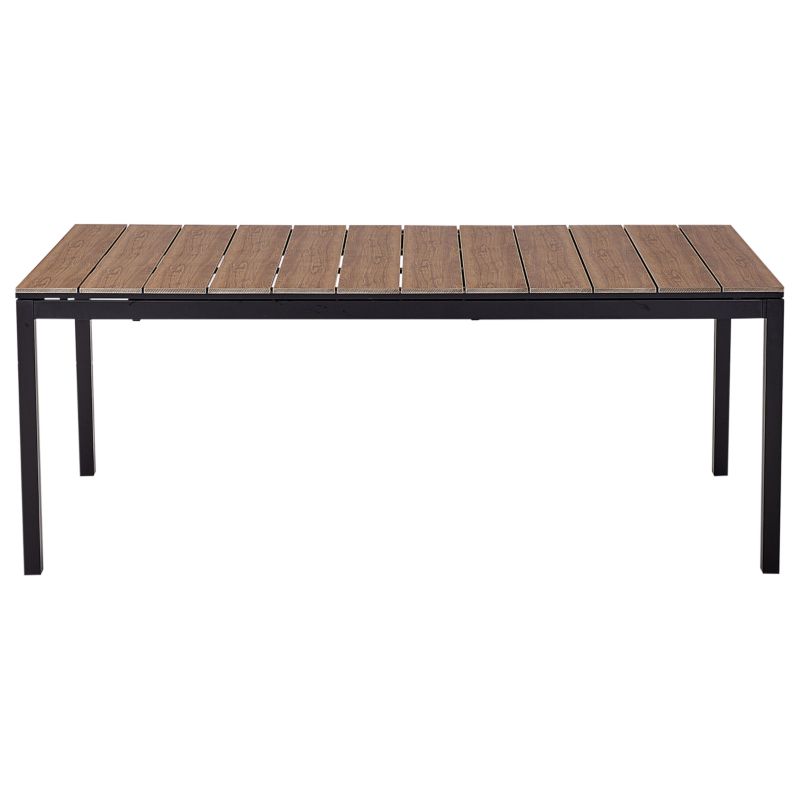 Stół ogrodowy rozkładany Tofane 198/248 cm 90 cm Brązowy 1 szt.