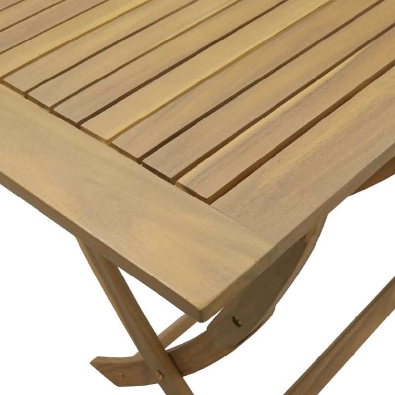 Stół ogrodowy składany WaszeMeble brązowy WM-365736 1 szt.