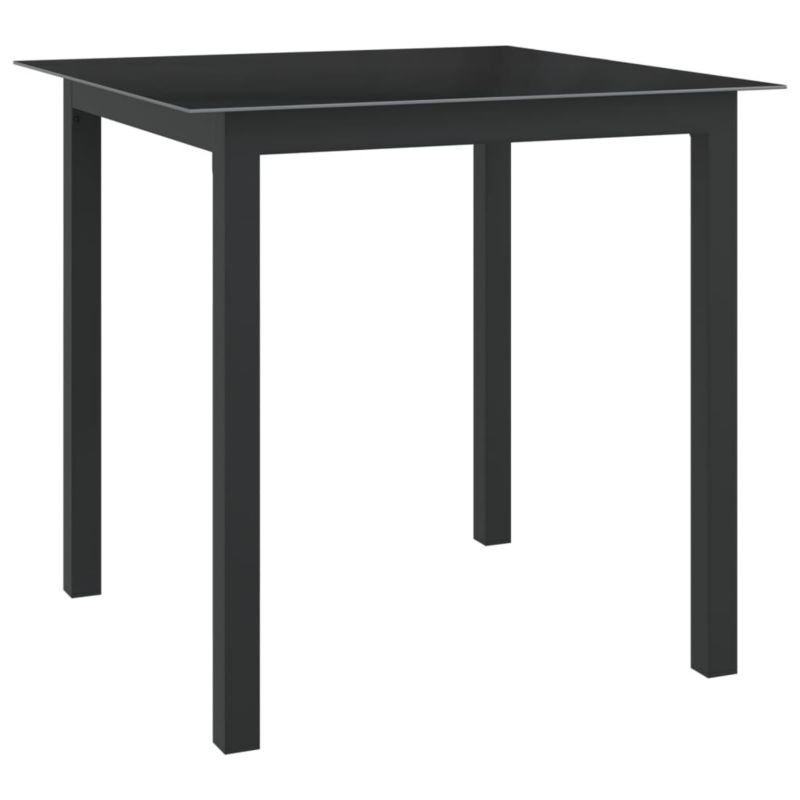 Stół ogrodowy WaszeMeble z aluminium czarny WM-312200 1 szt.