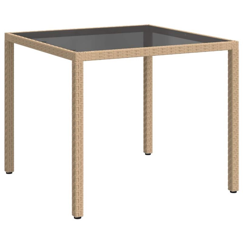 Stół ogrodowy WaszeMeble z technorattanu czarny WM-316703 1 szt.