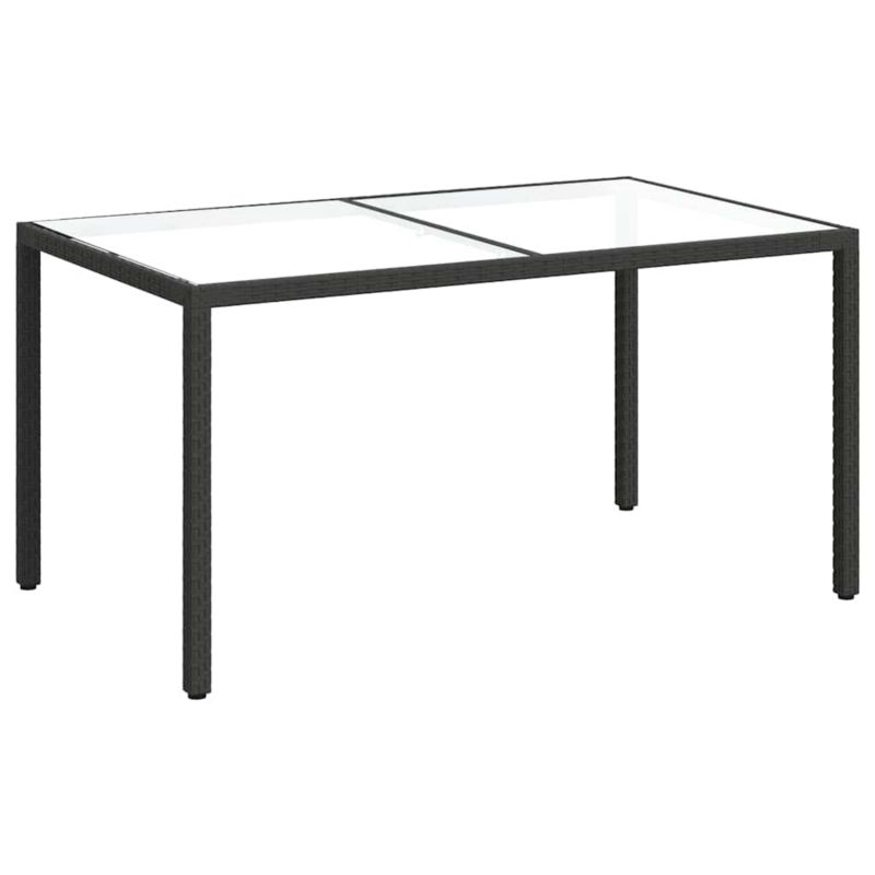 Stół ogrodowy WaszeMeble z technorattanu czarny WM-316705 1 szt.
