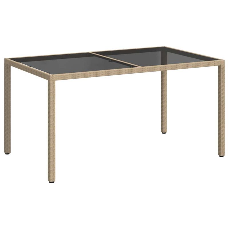 Stół ogrodowy WaszeMeble z technorattanu czarny WM-316710 1 szt.