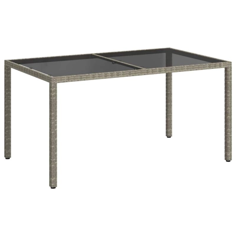 Stół ogrodowy WaszeMeble z technorattanu szary WM-316708 1 szt.
