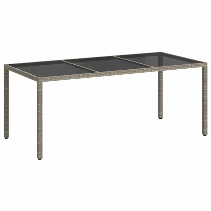 Stół ogrodowy WaszeMeble z technorattanu szary WM-316715 1 szt.