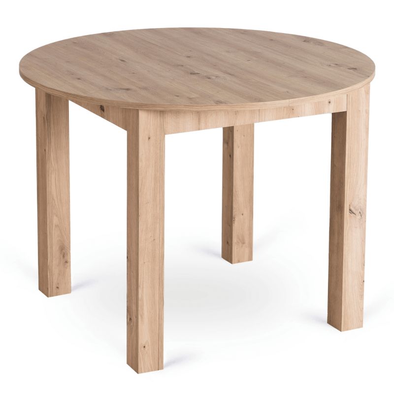 Stół Okrągły Harry Artisan 102/142 Rozkładany Do Salonu 1 szt.