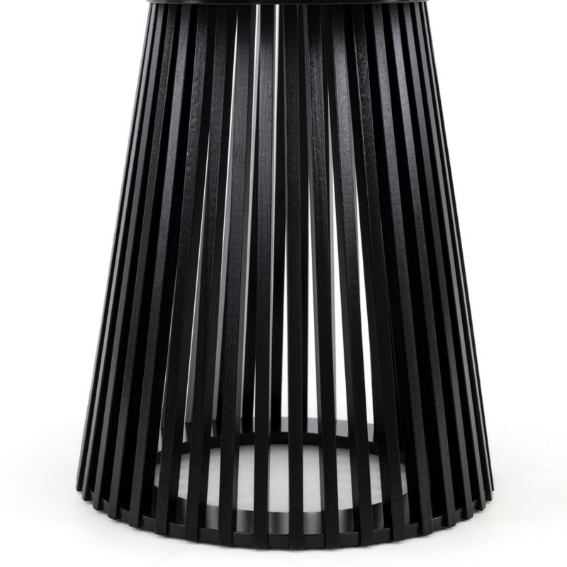 Stół okrągły MebleMWM YY5940 100 cm czarny 1 szt.