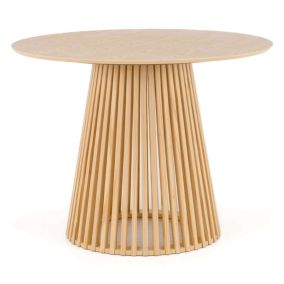 Stół okrągły MebleMWM YY5940 120 cm naturalny dąb 1 szt.
