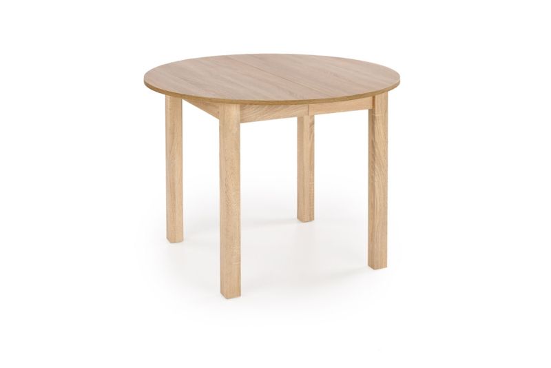 Stół okrągły rozkładany Chairline ST44M 102x102-142 cm dąb sonoma 1 szt.