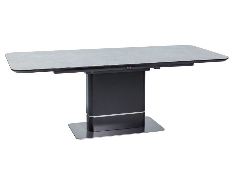 Stół Signal PALLAS CERAMIC 160(210)x90 szary/czarny mat rozkładany 1 szt