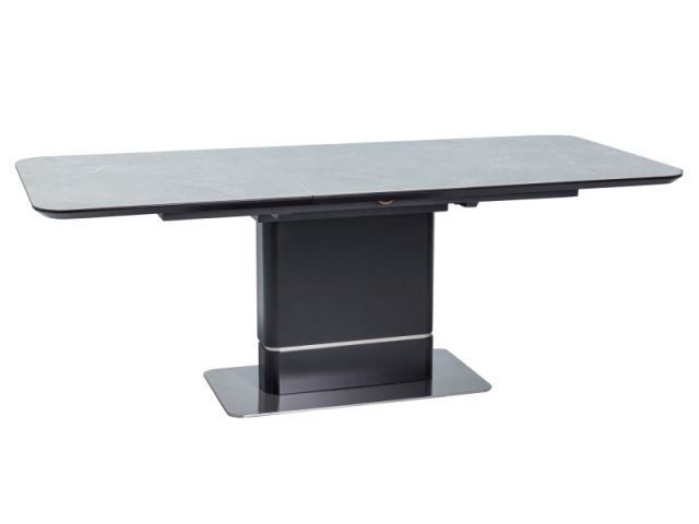Stół Signal PALLAS CERAMIC 160(210)x90 szary/czarny mat rozkładany 1 szt