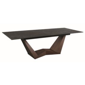 Stół Signal rozkładany BONUCCI CERAMIC 200(250)x98 czarny marmur/orzech 1 szt
