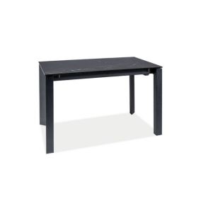 Stół Signal rozkładany METROPOL CERAMIC 120(180)x80 czarny marmur/czarny mat 1 szt