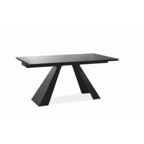 Stół Signal rozkładany SALVADORE 120(180)x80 czarny mat 1 szt