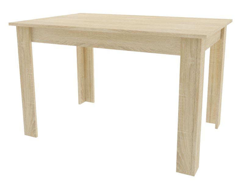 Stół Songmics do jadalni salonu kuchni 120x80 dąb sonoma 1 szt.