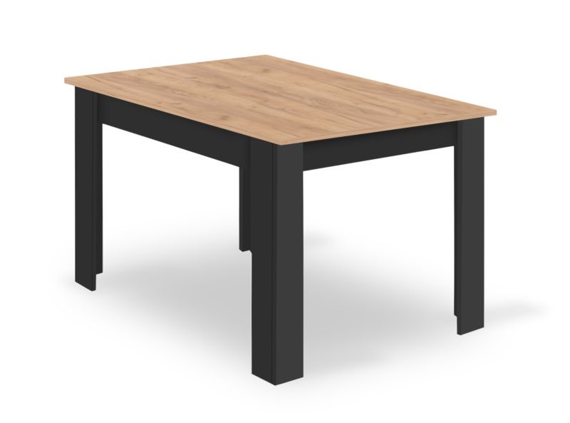 Stół Songmics prostokątny 120x80 cm Craft Czarny 1 szt.