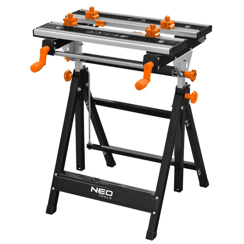 Stół warsztatowy NEO TOOLS regulowany, aluminiowy 60 x 58 x 77-107 cm 1 szt