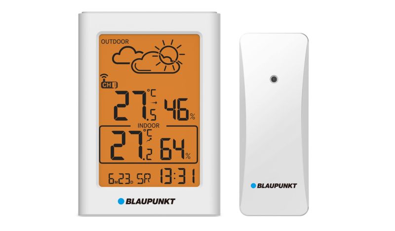 Stacja pogodowa z obsługą 3 czujników Blaupunkt WS15WH 1 szt.