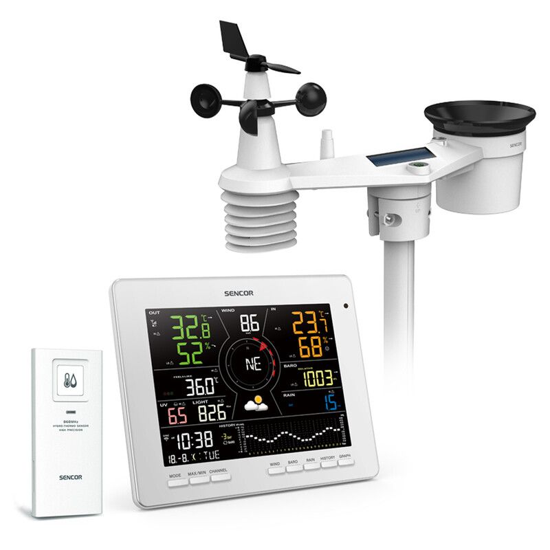 Stacja pogody SWS 16600 Sencor WiFi SENCOR HOME 7w1 1szt.