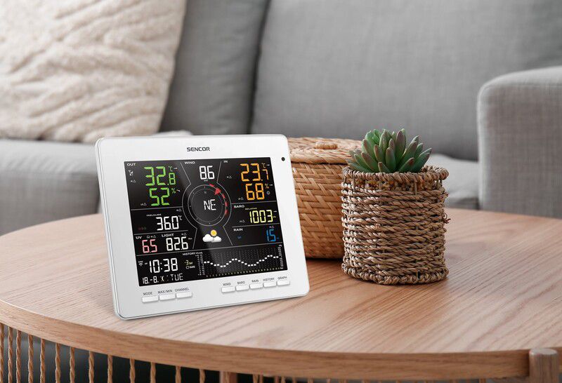 Stacja pogody SWS 16600 Sencor WiFi SENCOR HOME 7w1 1szt.