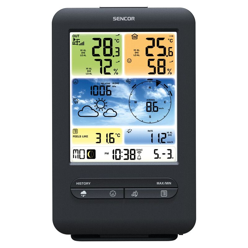 Stacja pogody  SWS 9898 Sencor WiFi 1szt.