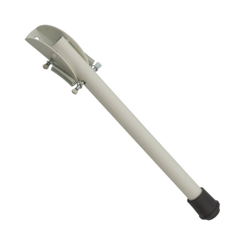 Stalowa nóżka PSG blokująca drzwi 300 mm, biała 1 szt.