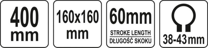 Statyw na wiertarkę Yato 43 mm 400 mm