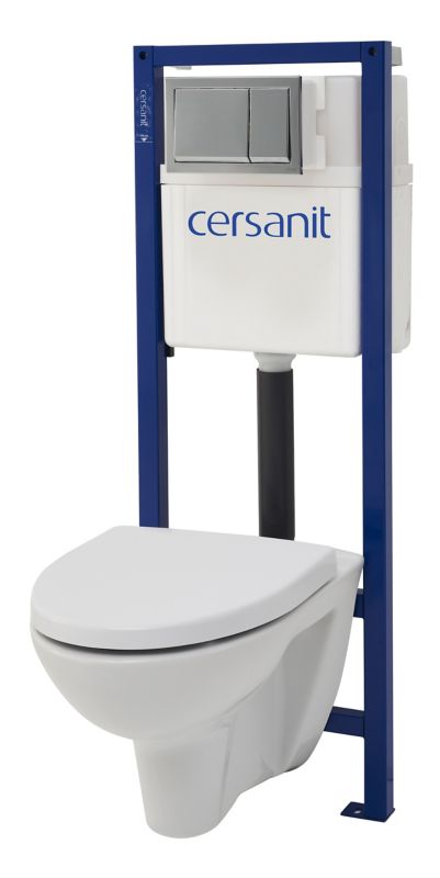 Stelaż podtynkowy WC Cersanit Enzo przycisk chrom