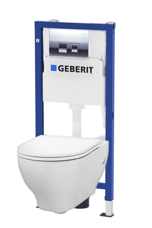 Stelaż podtynkowy WC Geberit Unifix Delta 35 przycisk chrom