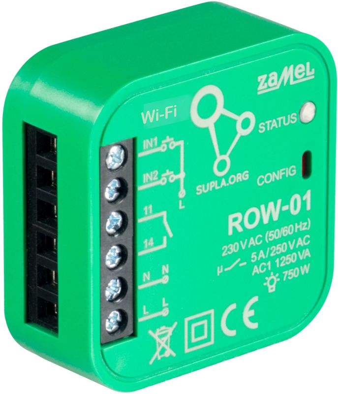 Sterownik Zamel Wi-Fi jednokanałowy Row-01