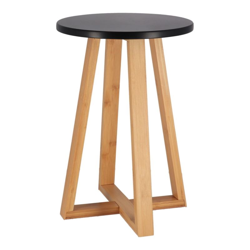 Stołek bambusowy Black bamboo Tendance czarny 43 cm 1 szt.