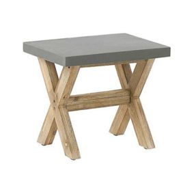 Stołek ogrodowy Olbia Beton Szary 1 szt.
