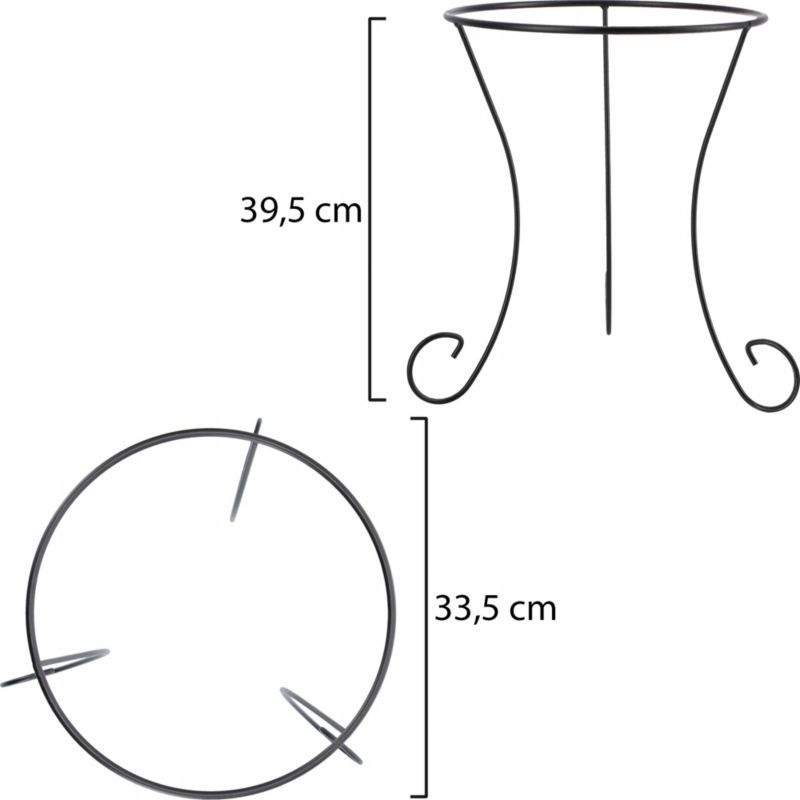Stojak Na Donice KADAX Kwietnik Na Kwiaty metalowy 40cm 1 szt.