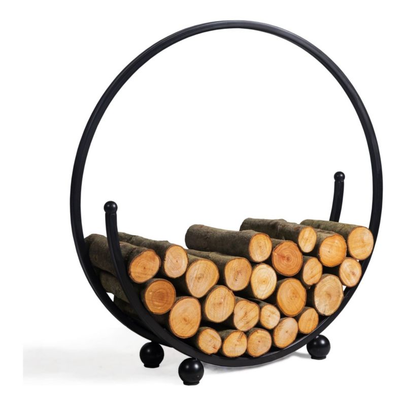 Stojak na drewno kominkowe i opałowe COOK KING 80 cm Spiral kosz metalowy do paleniska na taras i do ogrodu producent 1 szt.