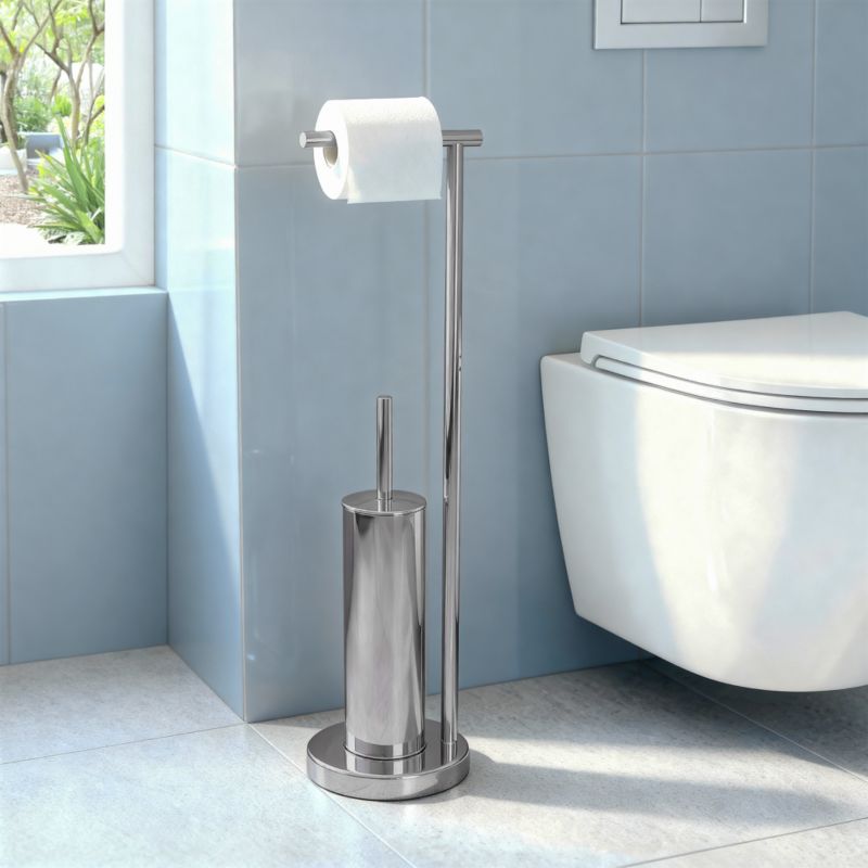 Stojak na papier GoodHome Koros chrom