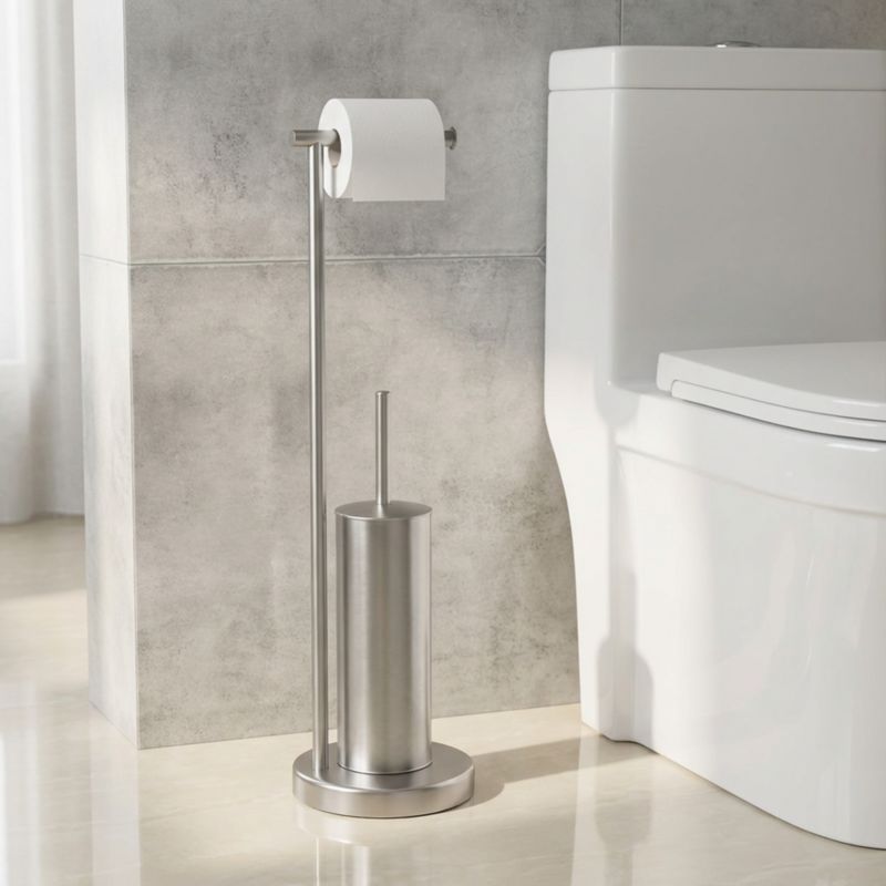 Stojak na papier GoodHome Koros stal szczotkowana