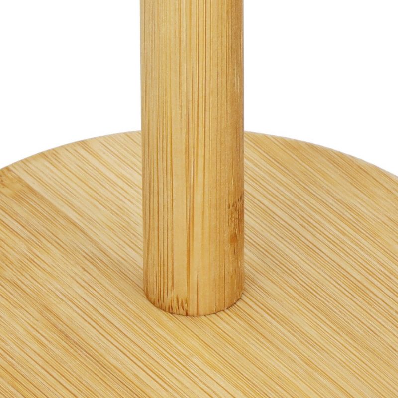 Stojak na papier ręcznikowy Springos naturalny stojak kuchenny bambusowy 1 szt.