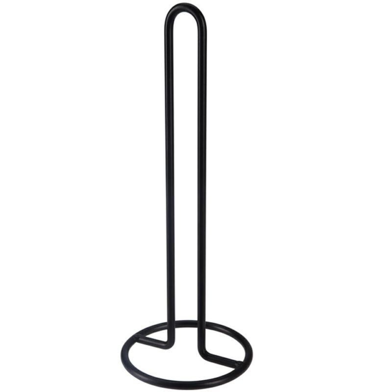 Stojak na ręcznik papierowy Excellent Houseware metalowy czarny 33 cm 1 szt.