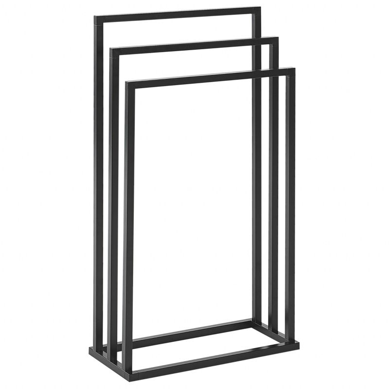 Stojak na ręczniki Charras Metal Czarny 1 szt.