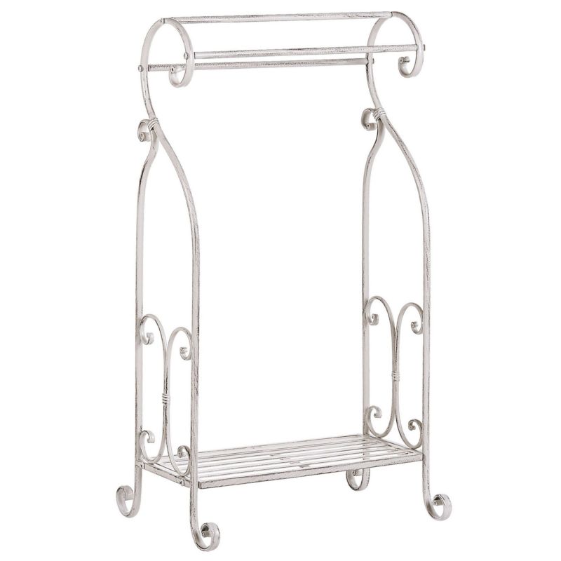 Stojak na ręczniki Linares Metal Biały 1 szt.