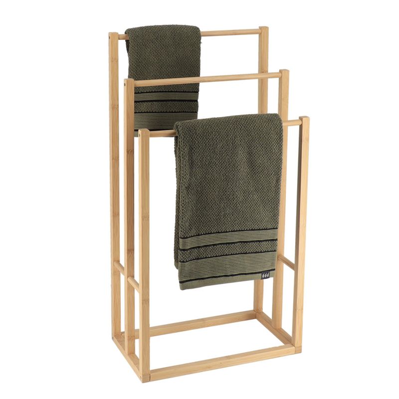 Stojak na ręczniki Naturis TENDANCE bambusowy 3-drążkowy 82x42x24 cm 1 szt.