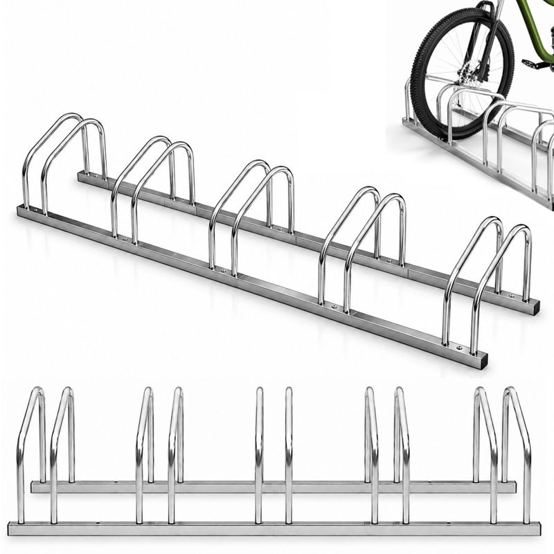 Stojak na rower rowery 5 stanowisk parking rowerowy 154x33x26 cm Fixem 1szt