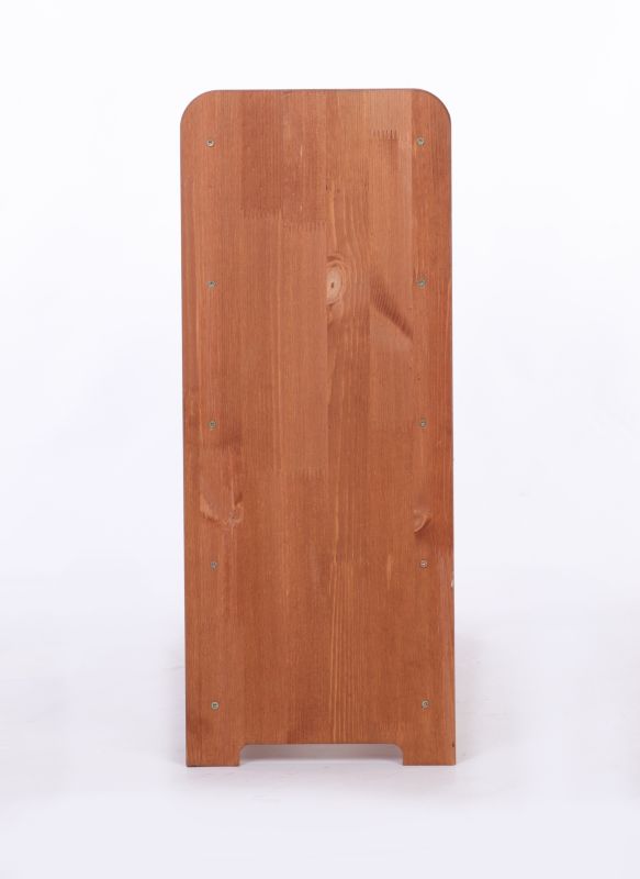 Stojak na wino MODO24 drewniany na 24 butelki 62 x 63 x 25 cm brązowy 1 szt.