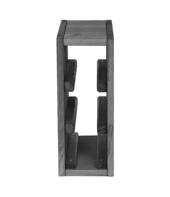 Stojak na wino MODO24 modułowy solidny 3 butelki szary 1 szt.